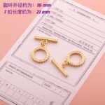 18k Copper Plated Real Gold Color Ot Buckle Homemade Necklace Bracelet Lobster Buckle DIY Handmade Jewelry Accessories Beaded Material - Image 18