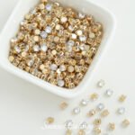 3/4/5mm18k crown claw drill gold plated zircon beads round beads handmade diy bracelet necklace accessories material - Image 12