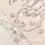 Diamond Baroque Acrylic Pearl Butterfly Star Separated Beads Loose Beads Handmade DIY Bracelet Necklace Jewelry Accessories - Image 2