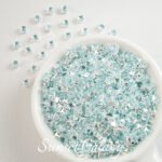 [3mm] 18k gold plated square zircon rhinestone claw drill handmade diy material beaded bracelet necklace accessories - Image 14