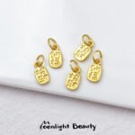 New Year Gold Salad Lucky Small Gold Pendant Pendant Handmade DIY Beaded Bracelet Necklace Accessories - Image 7