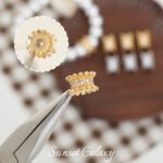 18K Gold-Plated Diamond Lace Silicone Adjustable Flower Tray Beads Handmade DIY Beaded Bracelet Necklace Accessories Material - Image 4