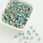 3/4/5mm18k crown claw drill gold plated zircon beads round beads handmade diy bracelet necklace accessories material - Image 26