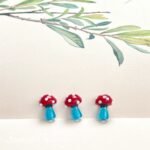 Murano light handmade glass cute small mushroom beads diy beaded necklace bracelet jewelry accessories materials - Image 14