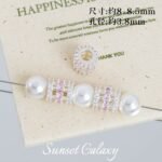 18K Real Gold Plated Zircon High Color Retention Barrel Beads Spacer Beads Handmade DIY Beaded Bracelet Necklace Jewelry Accessories Material - Image 30