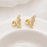 Butterfly Beads Gold Plated Zirconium Beads Handmade DIY Bracelet Necklace Beaded Beaded Jewelry Accessories Material - Image 10