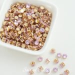 3/4/5mm18k crown claw drill gold plated zircon beads round beads handmade diy bracelet necklace accessories material - Image 21