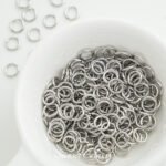 Open ring 18k copper plated real gold high color retention diy handmade bracelet necklace beaded loose beads jewelry material accessories - Image 9