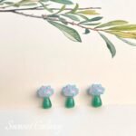 Murano light handmade glass cute small mushroom beads diy beaded necklace bracelet jewelry accessories materials - Image 7