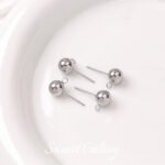 18k gold plating real gold hanging ring with ring beanstalk earrings earrings earrings handmade diy ear accessories materials - Image 7