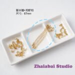 18k gold color retaining positioning bead lobster clasp extension chain opening ring DIY handmade bracelet necklace finishing accessories - Image 6