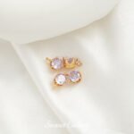 Zircon 18k Gold Round Crown Single Pendant Pendant Loose Beads diy Handmade Beaded Bracelet Necklace Material Accessories - Image 12