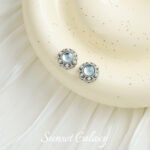 18k bag gold aquamaric beads with beads loose beads bracelet necklace earrings jewelry diy handmade beaded accessories material - Image 17