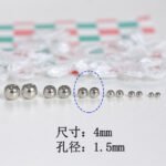 18k gold color gold ball small round bead bag gold spacer DIY jewelry accessories handmade beaded bracelet material - Image 9