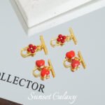 18K Real Gold Plated Color-Preserving Bow Ot Buckle Finishing Buckle Handmade DIY Beaded Bracelet Necklace Jewelry Accessories Material - Image 3