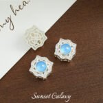 Copper Plated Color Preservation Super Fairy silver Aquamarines Beaded Handmade Beaded DIY Material Bracelet Necklace Accessories - Image 12