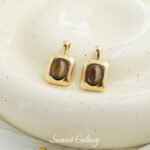 Ancient Greek Maillard Tiger Eye Stone Pendant Real Gold Plated Color-preserving Beads diy Handmade Bracelet Necklace Loose Bead Material - Image 6