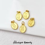 New Year Gold Salad Lucky Small Gold Pendant Pendant Handmade DIY Beaded Bracelet Necklace Accessories - Image 8