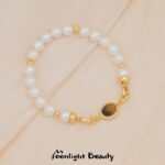 18k Gold Plated Zirconium Songhua Stone Fail Link Buckle DIY Handmade Beaded Material Bracelet Necklace Accessories Jewelry - Image 5