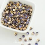 3/4/5mm18k crown claw drill gold plated zircon beads round beads handmade diy bracelet necklace accessories material - Image 28