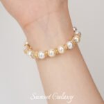 18k Copper Plated Real Gold Diamond Zircon Wheel Bead Spacer Handmade DIY Material Beaded Bracelet Jewelry Spacer Accessories - Image 3