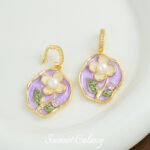 Oil Painting Style Pendant Universal Buckle Drop Oil Painting Pendant Handmade Beaded DIY Material Bracelet Necklace Accessories - Image 22