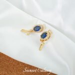 18k real gold plated color full zirconium gem closing buckle clip button handmade diy bracelet jewelry beaded material - Image 6