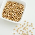 3/4/5mm18k crown claw drill gold plated zircon beads round beads handmade diy bracelet necklace accessories material - Image 9