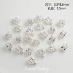 14k New Chinese Retro Alloy Butterfly Tee Hanging Handmade DIY Bracelet Necklace Beaded Beaded Accessories Material - Image 10