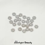 14k18k gold color retaining flower holder snowflake spacer spacer handmade diy beaded bracelet necklace jewelry accessories - Image 13