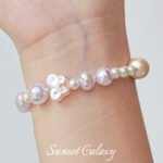 Highly Bright Color Alien Butterfly Baroque Imitation Pearl Round Beads Handmade DIY Beaded Loose Bead Material Bracelet Accessories - Image 2