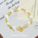 18K Gold Color-Preserving Round Single-Row Split Link Buckle Handmade DIY Beaded Pearl Necklace Bracelet Finishing Buckle Accessories - Image 2