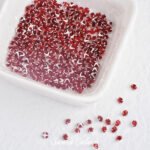 30 real gold-plated color-preserving round zirconium silver anti-claw drill beads diy handmade beaded material bracelet jewelry accessories - Image 9