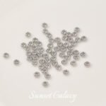 18k package gold cut surface spacer tube flat beads millet beads loose beads handmade diy beaded bracelet necklace jewelry accessories - Image 13