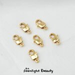 18k gold color retaining finishing spring fishtail lobster clasp head handmade diy beaded bracelet necklace jewelry accessories - Image 8