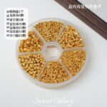 18K Real Gold Plated Novice Glove Box Material Package Lobster Clasp Open Ring Handmade DIY Bracelet Necklace Material Package Accessories - Image 6