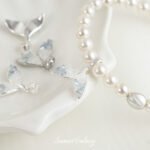 Oil Drop Fish Tail Pendant Plated Real Gold Zircon Link Buckle Handmade DIY Bracelet Necklace Beaded Material Jewelry Accessories - Image 4