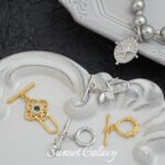 18k real gold plated temperament zircon Ot buckle closing buckle connection buckle handmade diy beaded material bracelet necklace accessories - Image 4