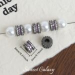 18K Real Gold Plated Zircon High Color Retention Barrel Beads Spacer Beads Handmade DIY Beaded Bracelet Necklace Jewelry Accessories Material - Image 17