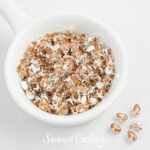 [water drop] 18k silver plated zircon claw drill beads handmade diy bracelet necklace beaded clothing material accessories - Image 9