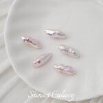 Highly Bright Color Alien Butterfly Baroque Imitation Pearl Round Beads Handmade DIY Beaded Loose Bead Material Bracelet Accessories - Image 11