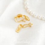 Gold Plated Zirconium Gardenia Connection Tail Buckle Handmade DIY Beaded Bracelet Necklace Beaded Jewelry Accessories Material - Image 5