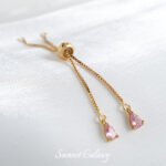 Copper Plated Real Gold Diamond High Feeling Temperament Extended Chain Handmade DIY Bracelet Necklace Beaded Beaded Accessories Material - Image 5