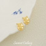 18K Christmas Series Gingerbread Man Socks with Zirconium Pendant Handmade DIY Beaded Material Earrings Accessories Bracelet Accessories - Image 13