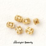 Shajin Hollow Inlaid Pearl Passepartout Wheel Beads Beads Layered Beads Handmade DIY Beaded Bracelet Jewelry Accessories - Image 6