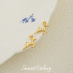 18K Christmas Series Gingerbread Man Socks with Zirconium Pendant Handmade DIY Beaded Material Earrings Accessories Bracelet Accessories - Image 10