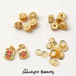 New Year's Ancient Fa Sands Gold Lucky Pendant Pendant Pendant Beaded Handmade DIY Beaded Bracelet Necklace Accessories - Image 4