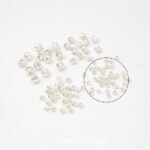 Color-preserving 18K Gold Flower Cross-cut Beaded Melon Pattern Beads Handmade DIY Beaded Bracelet Necklace Earrings Accessories - Image 18