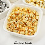 14k18k bag gold color irregular square stone beads loose beads handmade DIY bracelet necklace accessories - Image 3