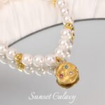 South Korea Imported 304 Stainless Steel Gold Plated 18K Color Pendant Handmade DIY Beaded Bracelet Accessories - Image 3